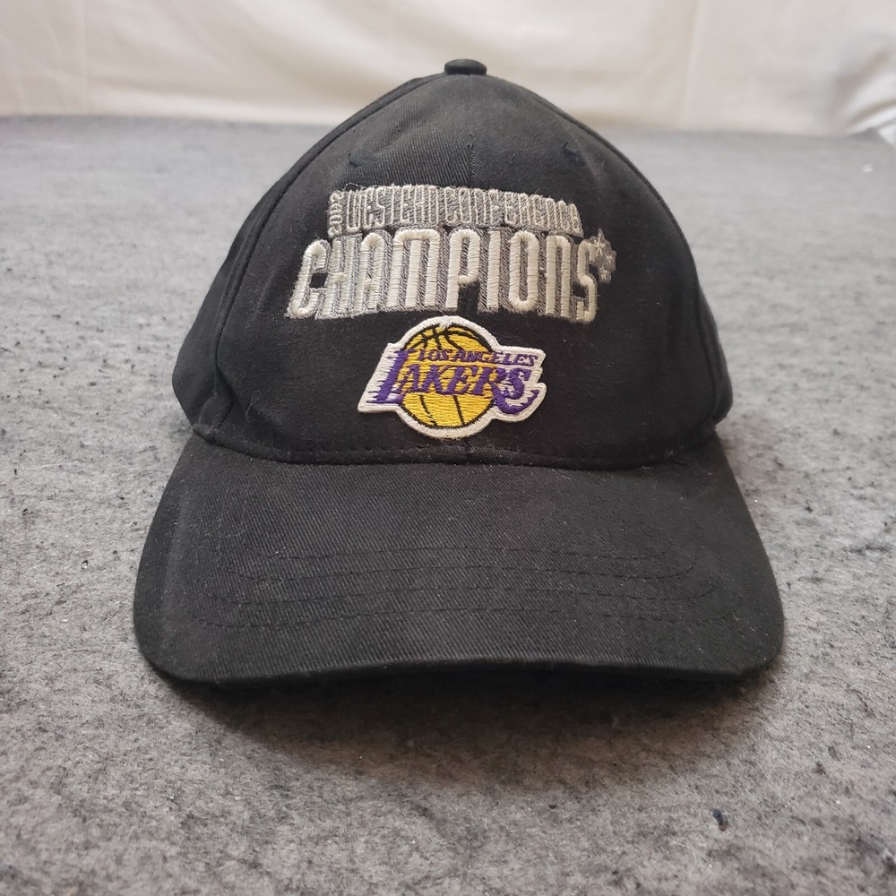 Los Angeles Lakers Nike Cap Strap Back Black Finals NBA Basketball Champions Men